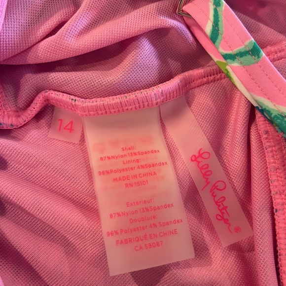 Lilly Pulitzer Malvie One Piece Swimsuit Size 14 NWT - Picture 10 of 10